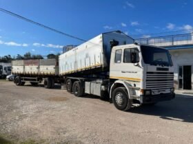 SCANIA R 142 RIBALTABILE TRILATERALE
